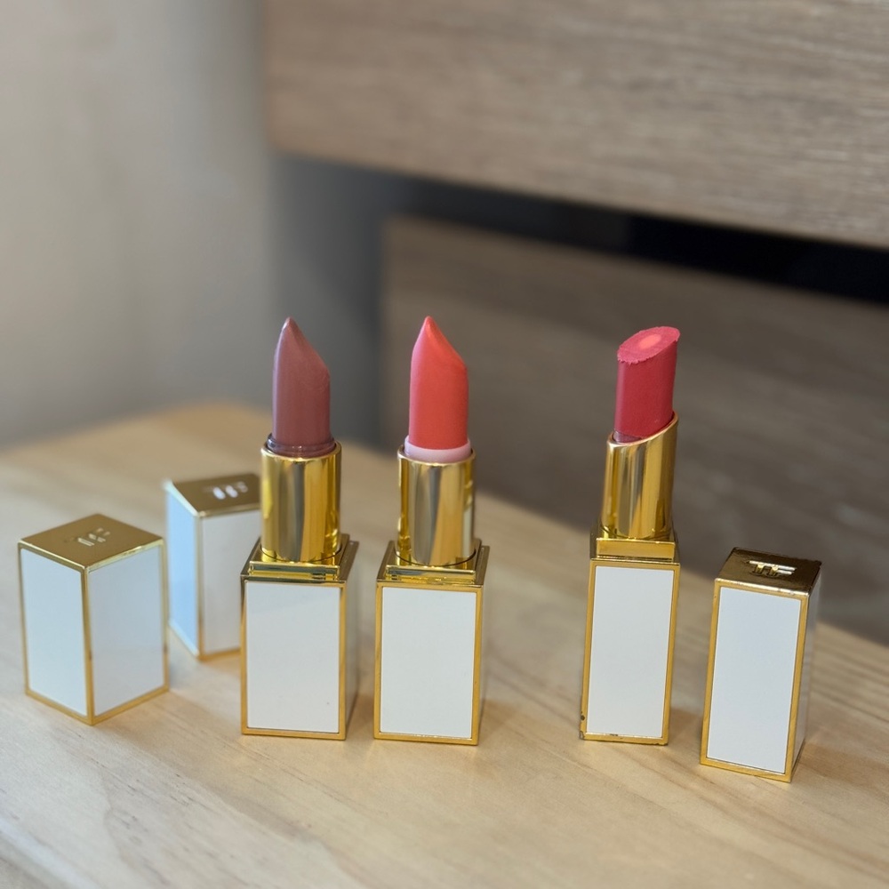 Tom Ford Luxurious Lipstick Set - Pink, Coral, Red